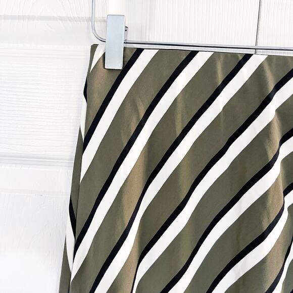 Solid & Striped Ruched Striped Stretch-Jersey Skirt - Picture 4 of 10